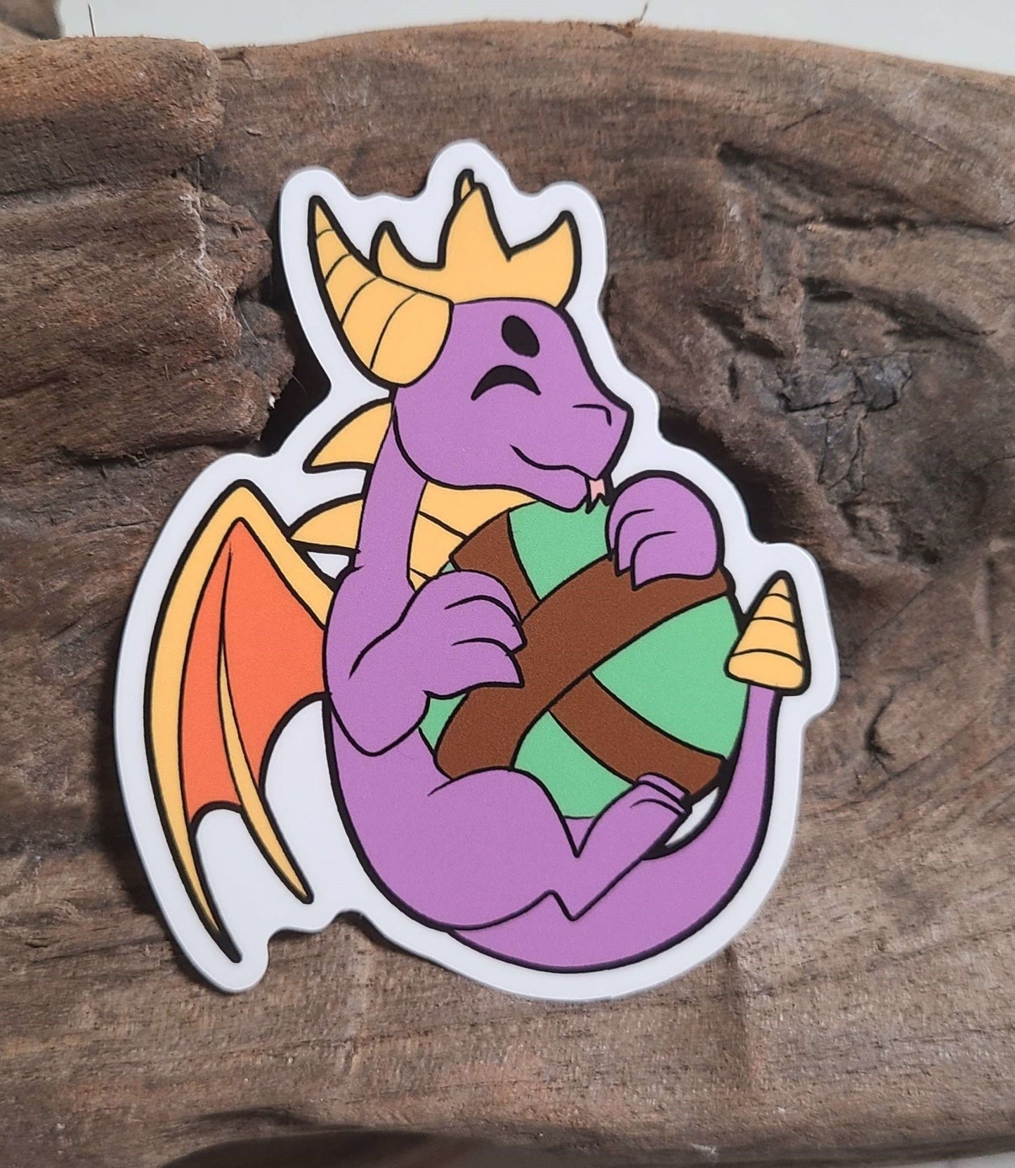 Little purple dragon - ArcanepursuitSticker